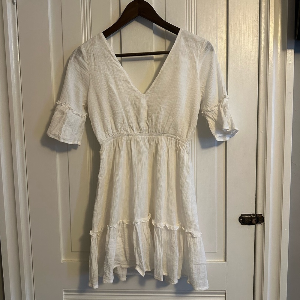Lulus white mini dress